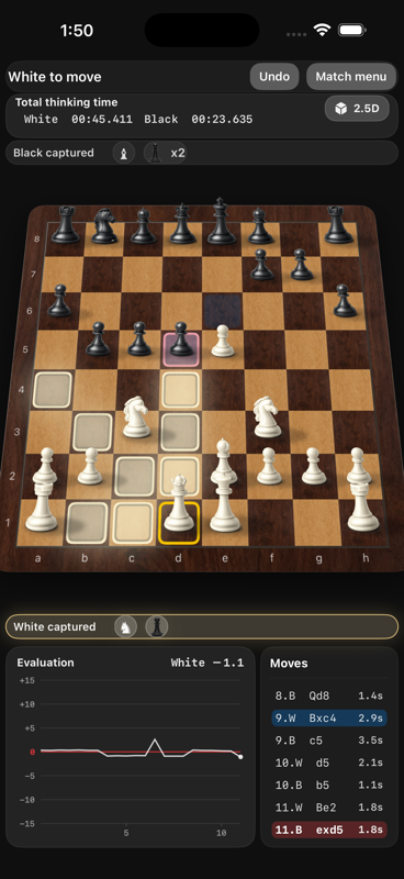 Chess Lab Gameplay Screen
